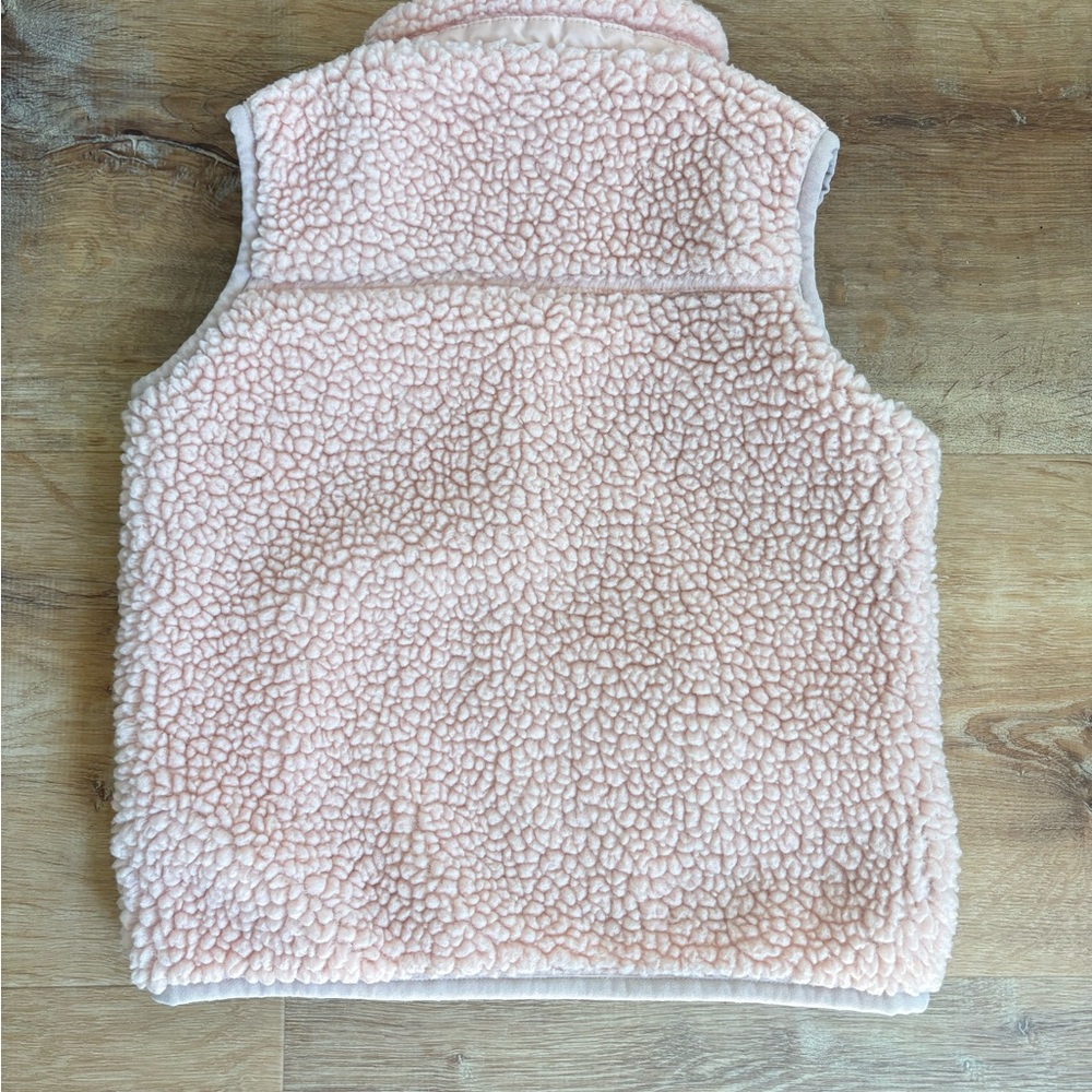 Columbia Toddler Light Pink Sherpa Fleece Vest - Picture 2 of 5